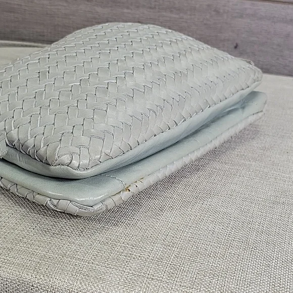 Madewell Woven Gray Leather Crossbody Bag - Picture 6 of 11